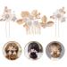 minkissy 1 Set Flower Headpieces Wedding Bride Hair Pin Hair Comb Bridal Hair Accessories for Women Girls - Buy Online on GoSupps.com