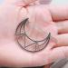 Andelaisi Boho Moon Hair Clip - Vintage Silver Crescent Moon Barrette for Women and Girls - Buy Online on GoSupps.com
