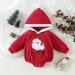 PythJooh Baby Christmas Romper | Merry Santas Hoodie Costume for Infants 0-24M - Buy Online on GoSupps.com