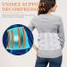 FOMIYES Sports Men's Lumbar Brace - Adjustable Waist Support for Gym & Daily Use | Silver 105x23x1CM - Buy Online on GoSupps.com