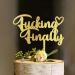 Fucking Finally Wedding Cake Topper Vow Renewal Cake Topper Elegant Anniversary Cake Topper Unique Gift for Wedding Engagement Anniversary Gold Ede7hcnv9zbc - Buy Online on GoSupps.com