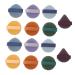 Didiseaon 2 Boxes Facial Puff Powder Mixer Cushion Foundation Puff Setting Powder Puff Compact Powder Puff Small Face Puff Dusting Powder Puff Cosmetics Natural Sponge Make up