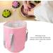 Verdant Touch Foot Soaking Bath Bag Collapsible Foot Soaking Bath Bag 5 Layer Insulated Waterproof Portable Travel Foot Bath Bag with Lid for Travel Camping Pink - Buy Online on GoSupps.com