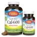 Carlson - Cal-600 600 mg Calcium Bone Support Healthy Teeth & Optimal Wellness 100+30 Softgels