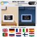 Senxingyan 7'' HD Digital Calendar Alarm Clock - Senior-Friendly Dimmable Display Date & Weekday Features for Alzheimer Patients - White - Buy Online on GoSupps.com