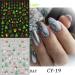 Nail Decal Manicure 3D DIY Santa Snowman Designs Christmas Luminous Nail Stickers(CY-020) - Buy Online on GoSupps.com