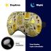 Bright Olives Seamless Sleep Mask - Adjustable Strap, Blocks Light, Ideal for Men and Women - Travel, Nap, and Night Sleep Blindfold - Buy Online on GoSupps.com