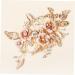 VINTORKY Flower Leaf Comb Crystal Headpiece Rhinestone Hair Accessories Bridal Headpiece Rhinestone Headpiece Metal Hair Comb Crystal Bridal Hair Comb Alloy Rhinestone Bride Manual Hair up - Buy Online on GoSupps.com