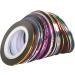 NICEMOVIC 62pcs 32 Colors Nail Art Striping Tape for DIY Nail Decoration - Buy Online on GoSupps.com