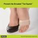 PROFOOT Toe-Kini Ball of Foot Cushions - Women (Size 5-9) | Toe-Separating Pads for High Heels, Flats, Sneakers | Metatarsal Pads for Shock Absorption | 1 Pair - Buy Online on GoSupps.com