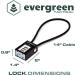 Customizable 3-Digit Gun Cable Lock for Firearms with 15 Cable - Buy Online on GoSupps.com