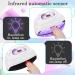 150W UV LED Nail Lamp for Gel Polish - Fast Curing Light with 57 Beads, Auto Sensor, Portable Handle - Professional Salon Accessories (Purple) - Buy Online on GoSupps.com