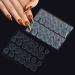 Adhesive Nail Tabs | 50 Sheets Adhesive Nail Glue - Waterproof Acrylic Jelly Sticks for Professionals or Beginners Double Sided Hulzogul Regular Style (White) - Buy Online on GoSupps.com