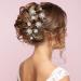 40 Pcs Silver Rhinestone Pearl Wedding Flower Hair Pins for Bridal and Bridesmaids - Gingbiss U Shape Hair Accessories for Women and Girls - Buy Online on GoSupps.com