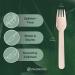 300-Piece Wooden Disposable Forks - Eco-Friendly Biodegradable Utensils for Parties | Compostable & Plastic-Free Cutlery Set - Buy Online on GoSupps.com