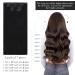 Vivien Black Clip-In Extensions - Real Remy Hair 55cm 135g - Full Head 7PCS 22 Inch #1 - Naturally Beautiful Hair - Buy Online on GoSupps.com