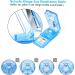 Willight Blue Tablet Divider - Precision Pill Cutter & Medication Organizer for Easy Storage | Divides Pills in Half & Quarter - Buy Online on GoSupps.com