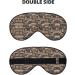Rustic Lodge Bear Eye Mask | Soft Adjustable Sleep Mask for Men & Women | Comfortable Nighttime Eye Covers - Buy Online on GoSupps.com