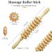 Ctwctr Wood Therapy Massage Roller Stick for Body Sculpting - Maderoterapia Kit | Muscle Pain Relief & Cellulite Reduction Tool - White - Buy Online on GoSupps.com