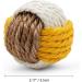 6 Pack Cat Toy Ball Cat Sisal Balls Toys for Indoor Cats Interactive Durable Pet Cat Ball with Bells Animal Pet Games Supplies (Random Color) - Buy Online on GoSupps.com