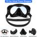 LUXPARD Snorkel Set - Anti-Fog Panoramic View Mask, Anti-Leak Dry Snorkel Tube - Snorkeling Gear for Adults with Bag - Black - Buy Online on GoSupps.com