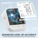 Automatic Upper Arm Blood Pressure Monitor with Backlit Display - 2 * 99 Memory - Home BP Machine with Storage Bag (White) - Buy Online on GoSupps.com
