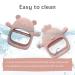 Silicone Baby Teether Toy for Infants 3+ Months | BPA Free Chew Toys for Teething Relief | 2pcs Silicone Glove Teether Set in Rose Pink - Buy Online on GoSupps.com