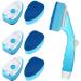 Non-Scratch Dishwand Refill with Handle - 6 Heavy Duty Refills & Replacement Sponge Heads Set - Soap Control Scrubbers for Dishwashing - Blue - Buy Online on GoSupps.com