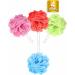 Shower Scrunchie Set Extra Soft Body Exfoliating Shower Sponge Mesh Loofah Body Scrubber for Cleansing Exfoliating Shower Puffs for Adults and Babies Assorted Colors (Pack of 4) - Buy Online on GoSupps.com