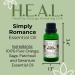 H.E.A.L.'s Simply Romance Essential Oil Blend Orange Sage Patchouli & Geranium 1oz - Buy Online on GoSupps.com