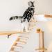 FUKUMARU Wall Mounted Cat Climbing Shelf - 4 Step Stairway with Jute Scratching Perch Platform - Buy Online on GoSupps.com