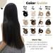 Ugeat Real Hair Extensions - Pre-Bonded U Tip Keratin Fusion Remy Brazilian Human Hair 20 Inch (50cm) #1B/4/27 - 50 Streaks/Package - Buy Online on GoSupps.com