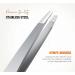 Elite Unity Tweezers - Professional Precision Hair Removal Tweezers for Women - Tweezer Kit with Strong Grip and Ergonomic Design - Grey - Buy Online on GoSupps.com