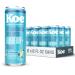 Koe Organic Kombucha Cans, Blueberry Ginger | Sparkling Fruit Drinks With Live Probiotics and Vitamin C | NEW PACKAGING - 12 oz Pack of 12