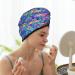 Hair Towel Wrap with Button | Quick-Dry Towel Turban for Effortless Hair Drying | Colorful Mushrooms Design - Buy Online on GoSupps.com