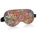 xigua Breathable Sleeping Eyes Mask Cool Feeling Eye Sleep Cover for Summer Rest Elastic Contoured Blindfold for Women & Men Travel Mandala Boho Style