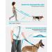 Freehand Linen Dog Leash - Adjustable 2.5m Jogging & Hiking Leash for Large Medium & Small Dogs - Fieline Exercise Leash in Black - Buy Online on GoSupps.com