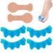 4 pieces toe spreader silicone hallux valgus correction silicone toe spreader hammer toe corrators gel toe separator for pedicure toe correction hallux valgus rail bale protection