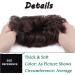 SEGO Hairpiece Bun Hair Tie - Voluminous Medium Brown Hair Extensions (50g) for Gorgeous Updos - Buy Online on GoSupps.com