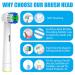 12 Replacement Toothbrush Heads Compatible with Oral-B Braun | Professional Electric Bristle Refills for 7000 Pro 1000 9600 500 3000 8000 - Pack of 12 - Buy Online on GoSupps.com