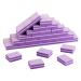 50 Pcs Mini Buffers for Nails 180/100 Grit Mini Nail Buffer Purple Nail Buffers for Natural Nails 50-purple