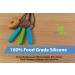 Tilcare Chew Chew Sensory Necklace - Silicone Chewy Toy for Kids & Adults with Autism - Blue/Turquoise/Green Chewing Pendant - Buy Online on GoSupps.com