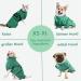 OWBB Dog Bath Towel & Bathrobe - Extra Absorbent Fast Drying Pet Coat with Adjustable Straps - Ideal for Dogs & Cats - AMZ-Green - Buy Online on GoSupps.com