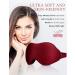 3D Contoured Sleep Mask for Women & Men | Blackout Eye Masks for Side Sleepers | Adjustable Memory Foam Blindfold for Travel & Lash Extensions | Red - Buy Online on GoSupps.com