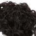 Girls Synthetic Curly Hair Bun Extension Clip in Ponytail Chignon Dish Tray #98 Dark Brown - Buy Online on GoSupps.com