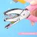 (2 Pack) 1/4 Inch and 1/16 Inch Shaped Circle Metal Single Handheld Hole Paper Punch Punchers with Soft Grip for Tags Clothing Ticket - Buy Online on GoSupps.com
