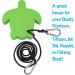 Bungee Line with EVA Turtle Floating Marker Buoy & Stainless Steel Clip - Great for Trail Markers  Swim Buoy  Kayak Drift Sock Anchor Kit  Crab Trap & Boats Tow Leash Accessories (Green) - Buy Online on GoSupps.com