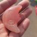 Specimen Natural Agate Geode Moon Shaped Crystal Cluster Half Moon Agate Geode Carved Crystal Stones Reiki Natural Stones and MineralsStone Household (Size : 2pcs)
