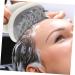Combined Shampoo Bush & Rubber Scalp Massager | Shower Head Massager for Hair Washing & Scalp Peeling - Buy Online on GoSupps.com