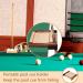 Meooeck Portable Wooden Pool Cue Holder - Weighted Billiard Accessories for 4 Cues - Buy Online on GoSupps.com